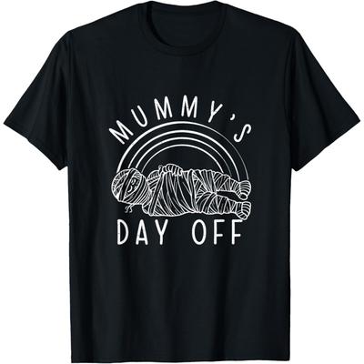 Funny Mummy's Day Off Sarcophagus Ancient Egyptian Artifacts T-Shirt