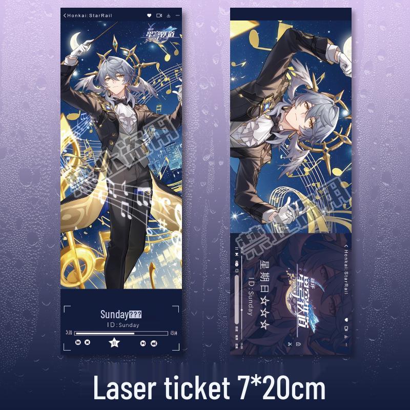 Honkai: Star Rail Anime Bookmark & Card Set – Herta, Xia, Die, Jing Yuan, Yelan