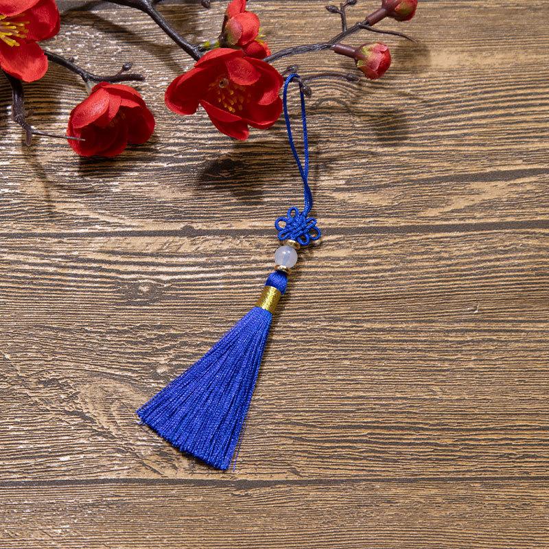 Čínský uzel Třásně Třásně Polyesterové Třásně Národní styl DIY Závěsná Třásně Záložka USB Disk Sáček Sáček Příslušenství