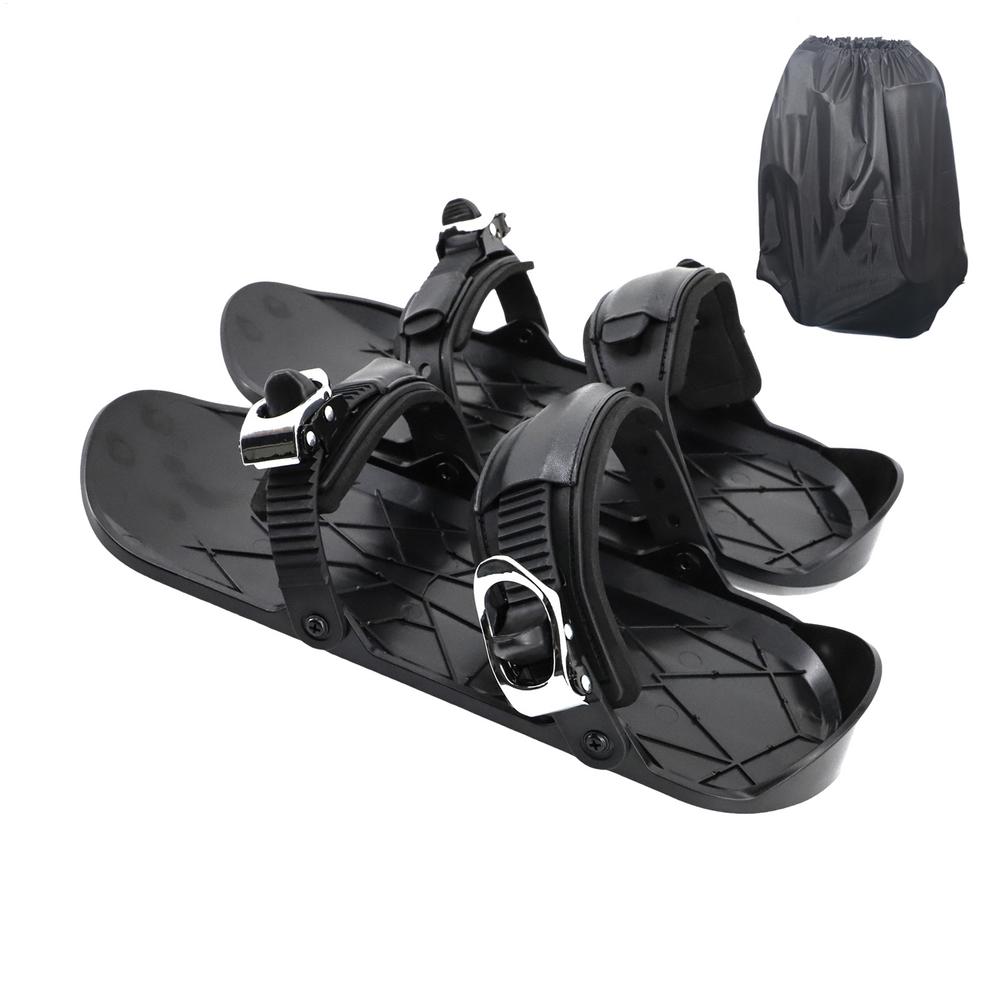 Kurze Ski Kurze Snowskates Kompaktes Skizubehör Multifunktionale Verstellbare Skitourenwerkzeuge Leichte Rutschfeste Schneefüße