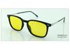 TR Polarized Night Vision Retro Square Sunglasses for Small Faces, High-End Korean Style with UV Protection