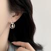 Elegant Faux Pearl Hoop Earrings for Women - Versatile Fashion with Exquisite Design