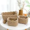 Woven Storage Basket, Nordic Style Dressing Table,torage Cotton Rope Storage Basket, Wardrobe Cotton Rope Weaving