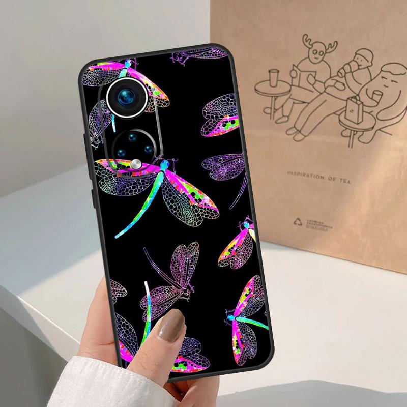 Colorful Dragonfly For Honor Magic 8 Pro 7 6 5 Lite Case For Honor Win RT 200 400 50 70 90 X8b X9a X9b X9c X9d