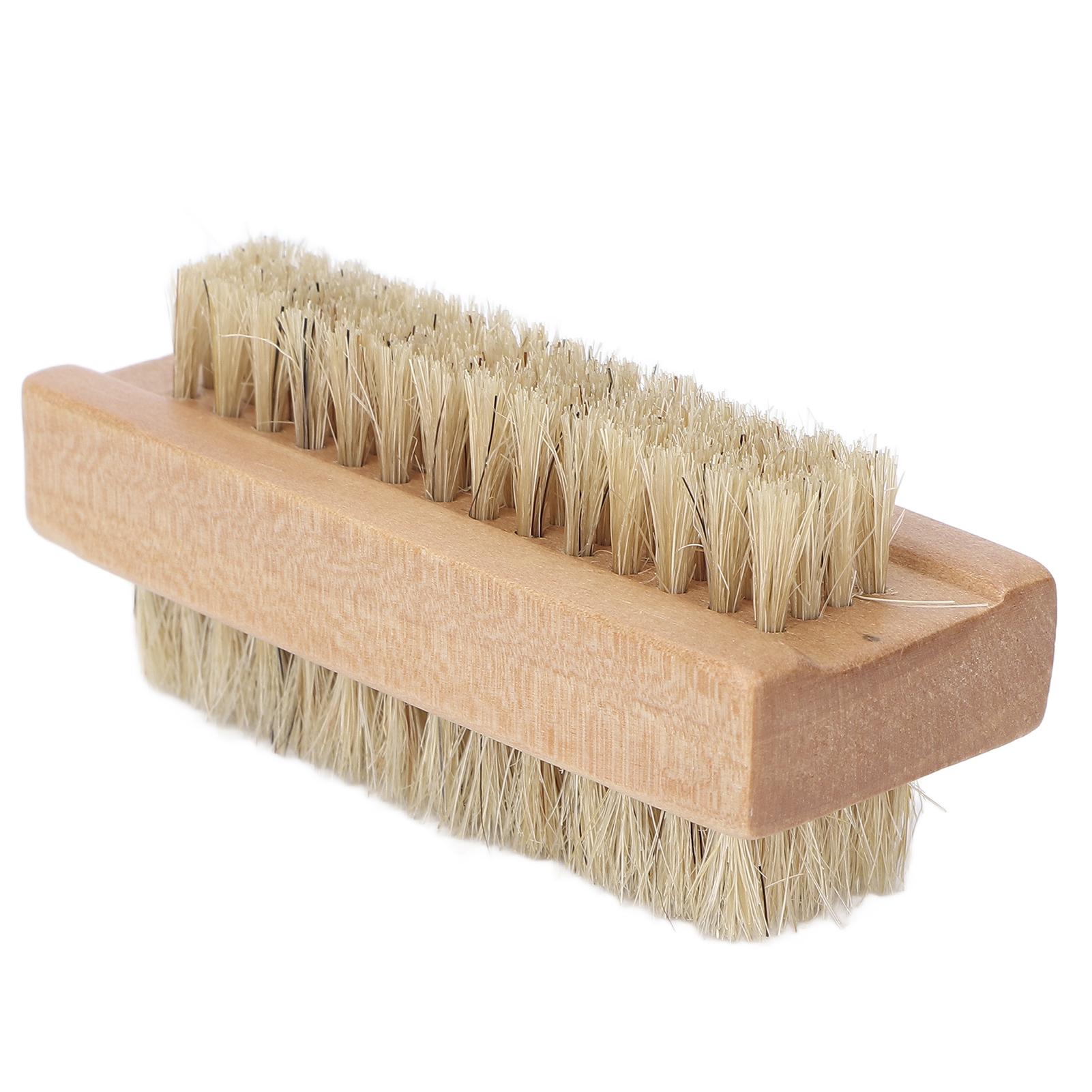 

Щеточка для ногтей, ногтей, кутикулы, двухсторонняя деревянная щетка для маникюра и педикюра