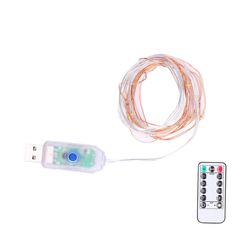 LED Lichterketten 8 Modi Hängende Sternenlichter mit Fernbedienung für Weihnachten Innen Außen