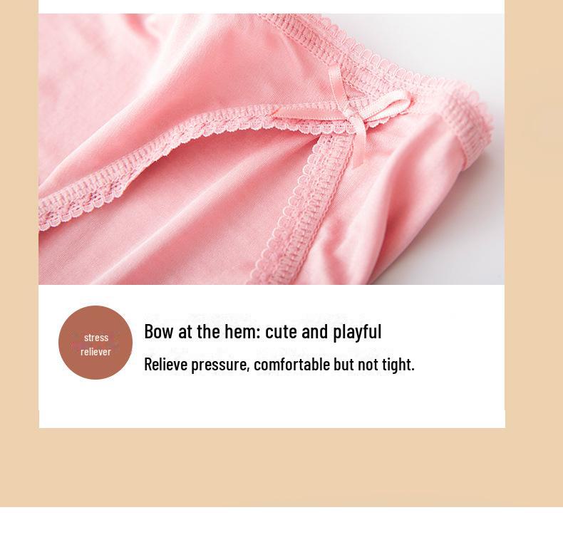 Roupa Íntima de Seda de Amora Feminina de Alta Qualidade Tangge: Calcinhas/Cuecas Sexy de Cintura Baixa