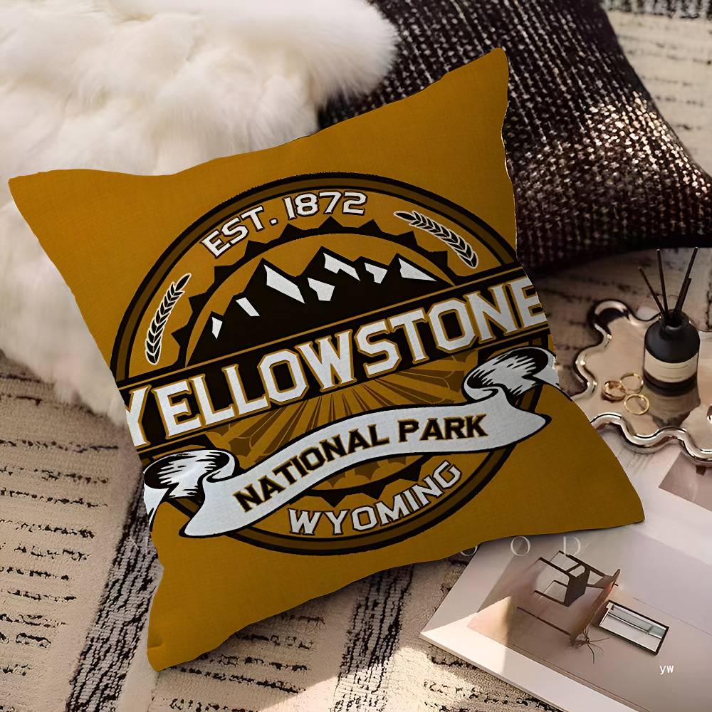 

Yellowstone Dutton Ranch Pillow Cover For Bedroom Room And Living Room Sofa Decorative Cushion Cover 30cmx30cm