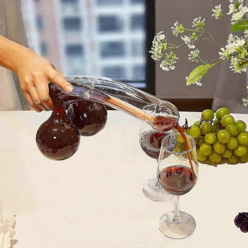 Funny Whiskey Decanter Set, Red Wine Decanter, Unique Glass Container For Scotch Whiskey, Wine Decanter -gsl