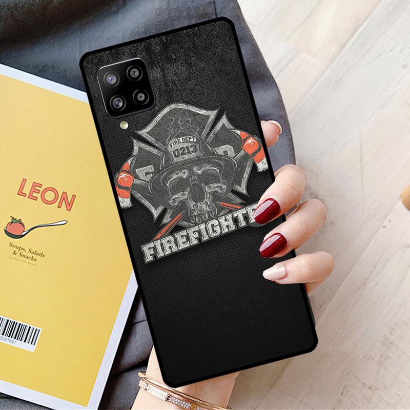 Firefighter Heroes For Samsung Galaxy A15 A35 A55 A36 A56 A26 A16 A22 A32 A52 A54 A34 A53 A33 A13 A06 A05 Case