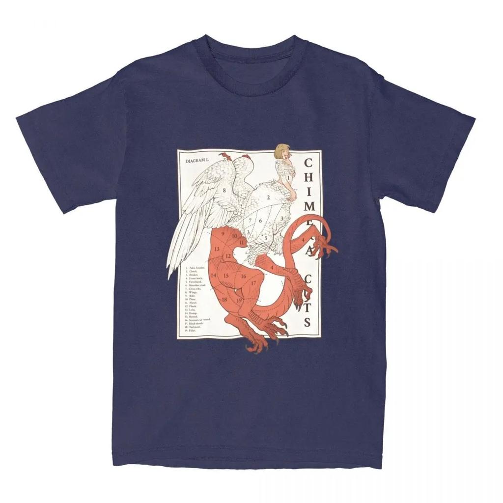 Pánské tričko Delicious In Dungeon Meshi Laios Touden Trička Hip Hop Falin Chimera Cuts Trička Ležérní Krátký Rukáv Plus Size Volné
