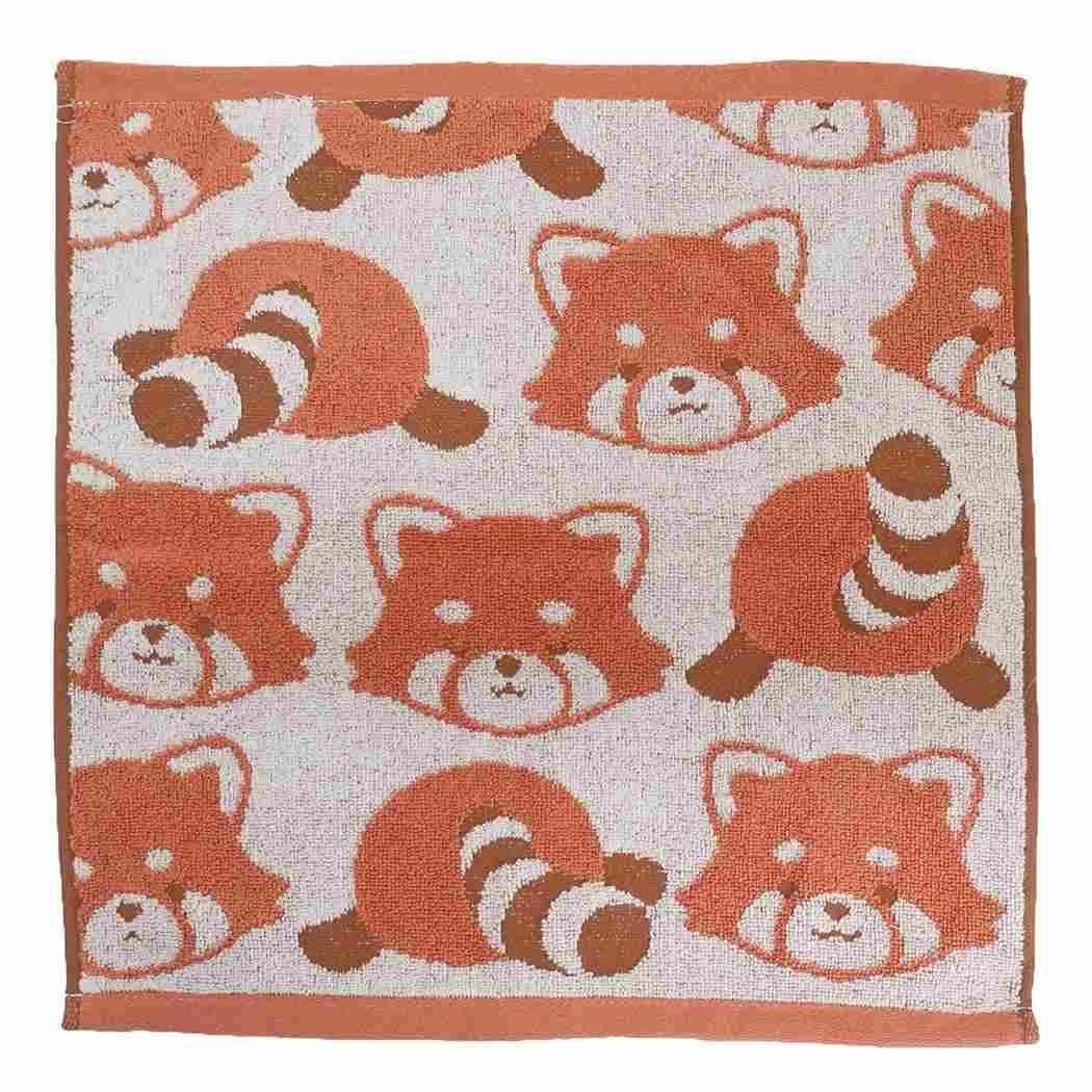 Hayashi Hand 34 x 35 Animal Red Panda Towel, Approx. cm, Face, (WO400226)
