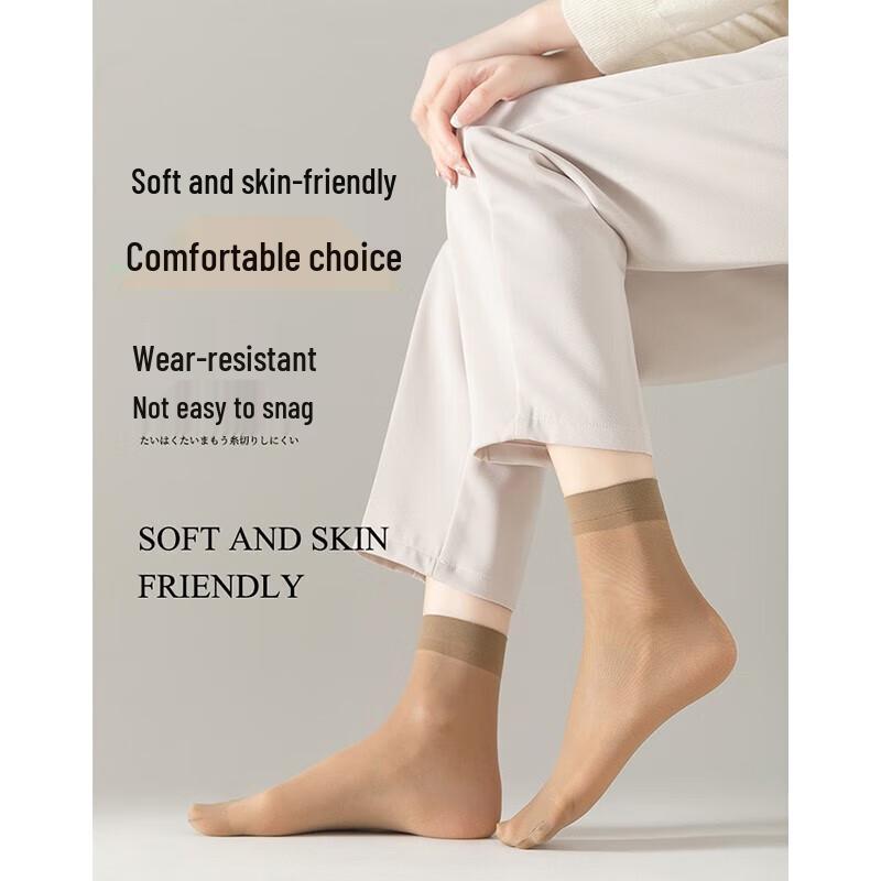 Women's Ultra-Thin Crystal Ankle Socks