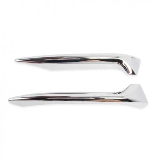 For Nissan qashqai 2019 2020 ABS Chrome Front Fog Light Lamp Cover Trim Sticker