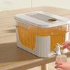 5L Refrigerator Juice Pitcher with Faucet & Bracket Home Plastic Beverage Dispenser Filter Drink Container for Home Kitchen