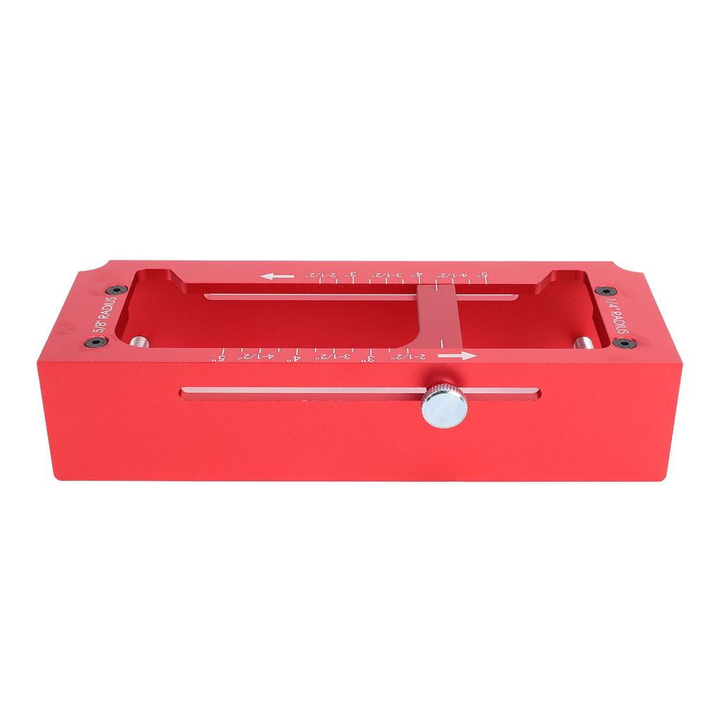 Door Hinge Jig Lock Installation Kit Hole Drilling Set Aluminum Alloy Router Template Mortising 2.5 5in Square 1 4in 5
