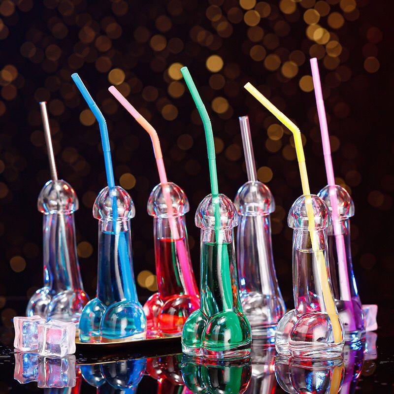 Penis Shot Glass Wine Juice Glass Cup Creative Design Funny Cocktail Mug for Bar Ktv and Night Show Parties