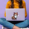 JT118#13.5x15cm Cute Calico Cat Vinyl Car Sticker Decal Animal Cat Car Sticker Cover Up Car Body Scratches Sticker