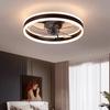 20 Inchs DC Motor Ceiling Fan With Light Household Electric Ceiling Fan Bedroom Adjustable Brightness LED Ceiling Fan Lamp