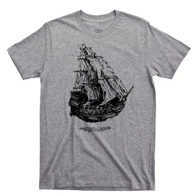 Fliegender Holländer T-Shirt Piratenschatz Beute Phantom Geisterschiff Segel T-Shirt