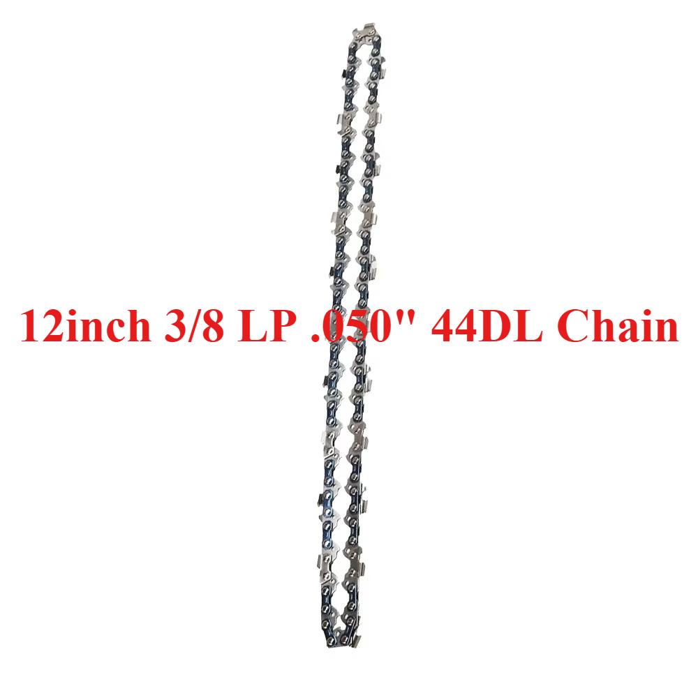 10/12/14/16 Inch Chainsaw Chains Guide Bar 3/8 LP Pitch .050" Gauge 40/44/45/50/52/53/56/57/59 Drive Links Garden Tool Parts
