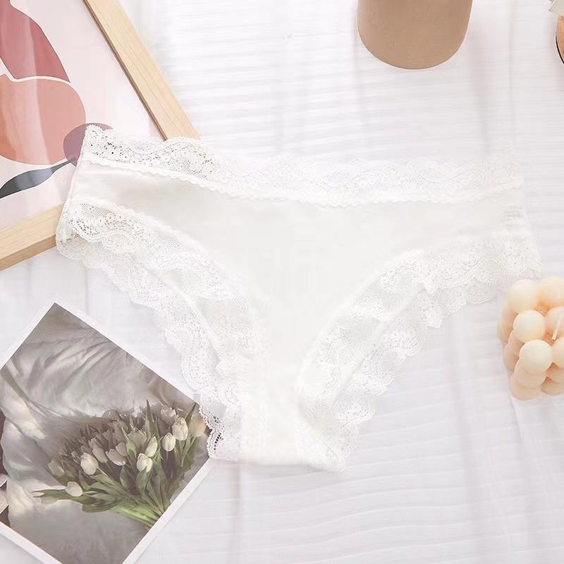 1 buc/SET Chiloți din bumbac Chiloți confortabili pentru femei Lenjerie de corp stil dantela S-XL Chiloți moi Chiloți pentru femei