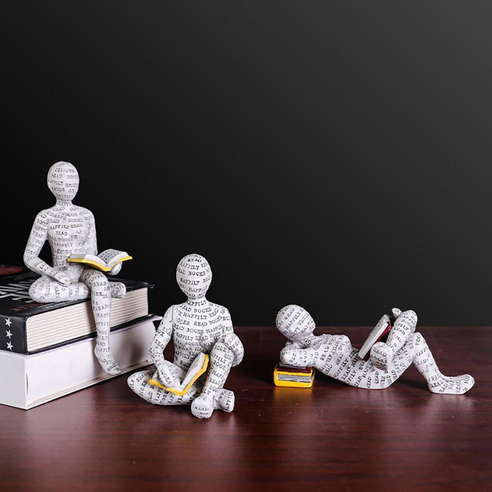 1 Stück Schreibtisch Ornament Zubehör Abstrakte Denker Skulptur Kunst Kreative Heim Büro Dekor Statue