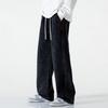 Herren-Jeans Relaxed Fit mit Kordelzug Taille Lässige Jeans mit geradem Bein Geeignet für den täglichen Gebrauch und Aktivitäten