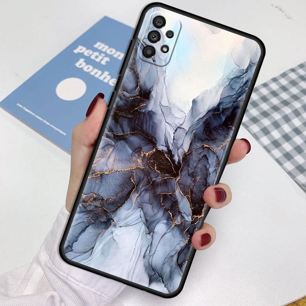 Case For Samsung Galaxy A52 A12 A51 A32 A21s A71 A53 A13 A32 A72 A31 A33 A22 A03 A41 Phone Cover Marble
