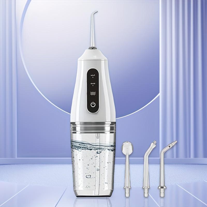 1 X Electric Rinse, Cleans Teeth and Mouth Dead Space, with 4 Nozzles, USB Charging Mode, Portable Electric Toothbrush
