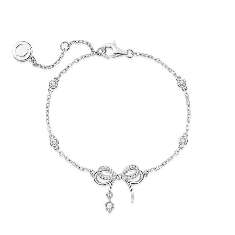 Logo Embossed Wisteria Bracelet - "Love At First Sight" Simple Charm