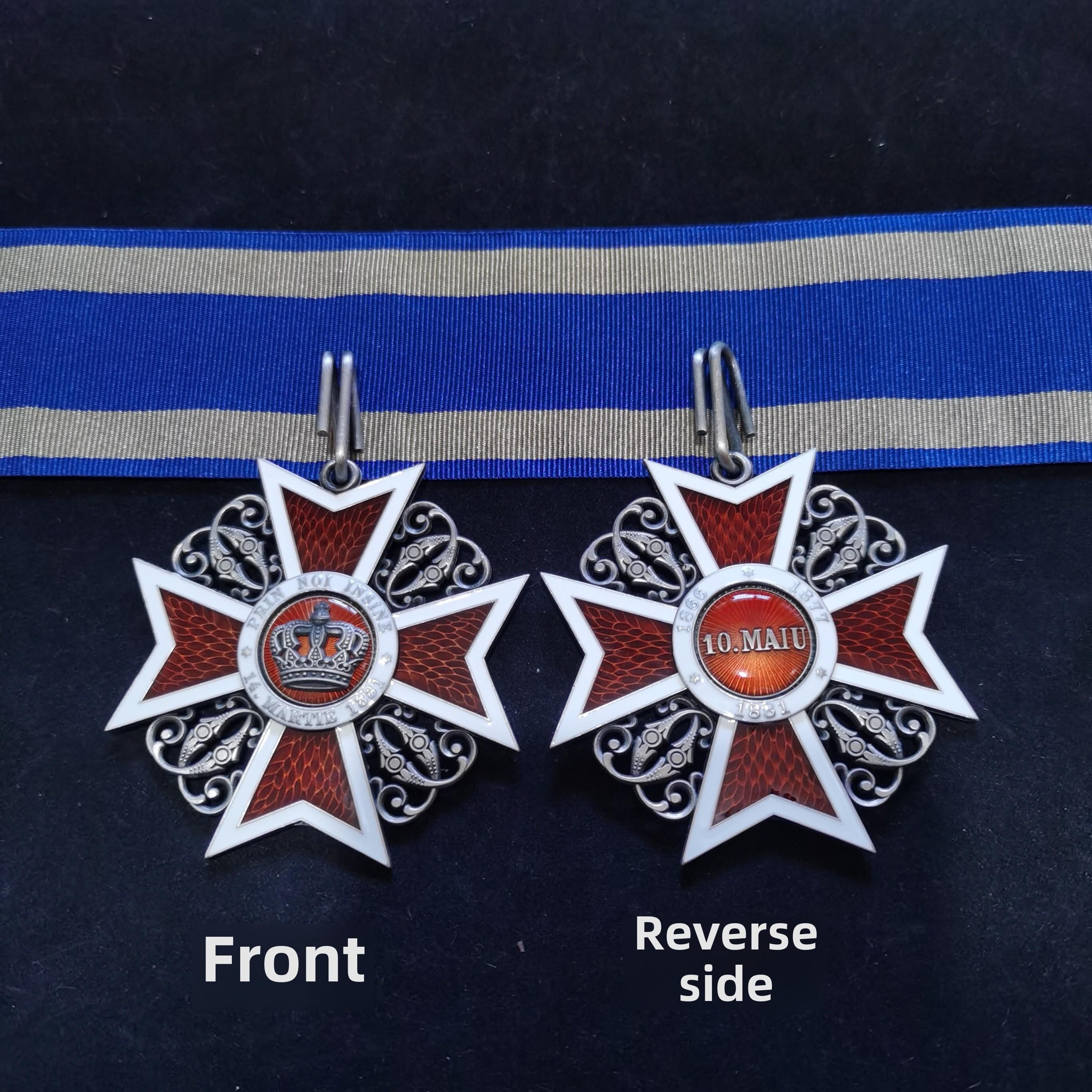 

Экспортная перегравировка Большого коронованного креста Румынии