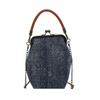 Vintage Style Women Handbag Blue Black Brown Versatile Designer Shoulder Bag PU Leather Ladys Denim Purses Crossbody Bags