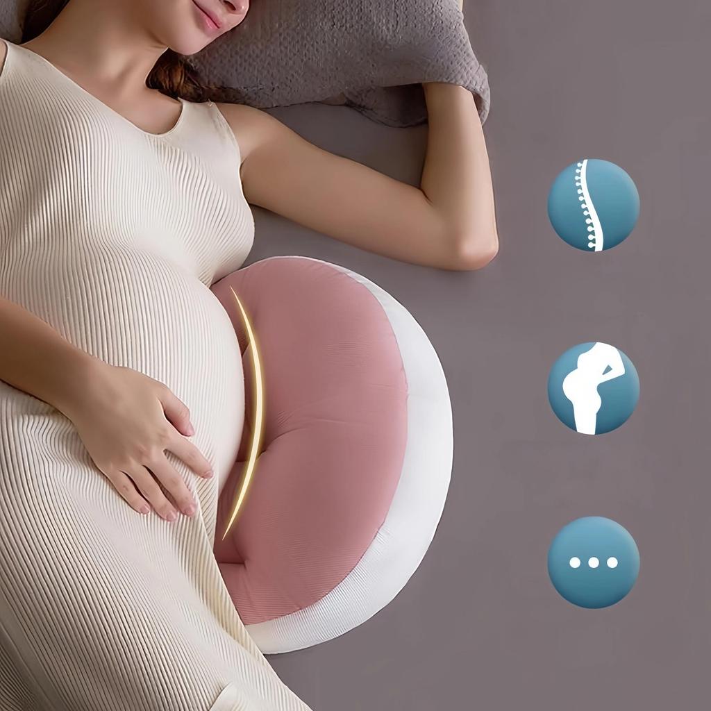 U Shaped Maternity Pillow - Full Body Support for Pregnant Women, Comfortable Belly Back Hip Pain Relief for Side Sleepers