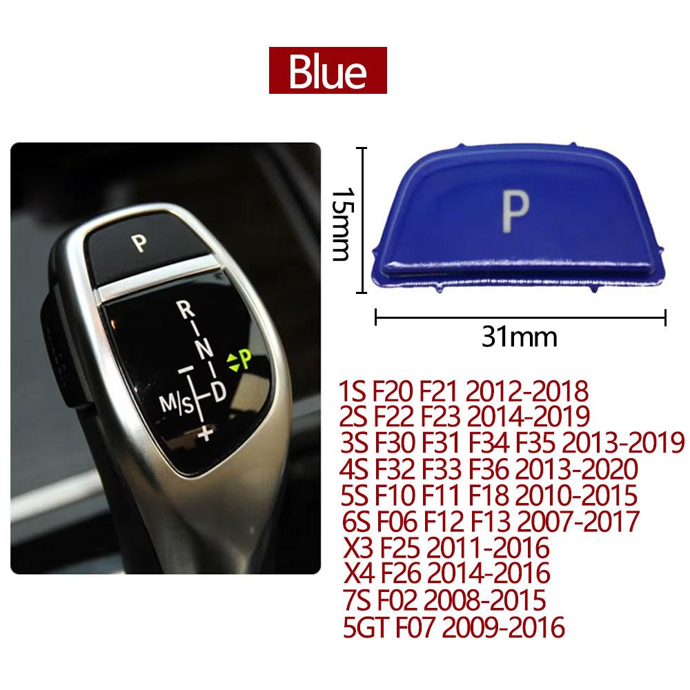 Car Gear Lever Auto Parking Button Letter P Button For Bmw F20 F22 F30 F34 F36 F32 F33 F10 F06 F12 F13 F25 F26 F02 F07 F15 F16