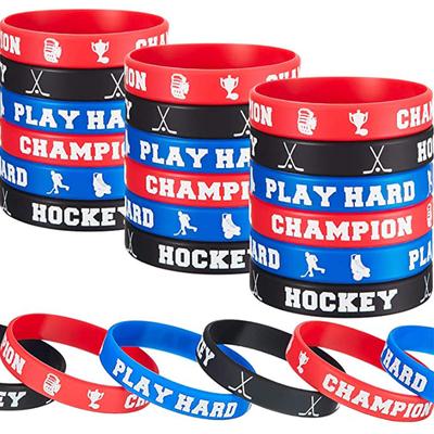Ball Sports Theme Party Gifts Rubber Wristband Football Basketball Rugby Baseball Softball Volleyball Hockey Silicone Bracelets