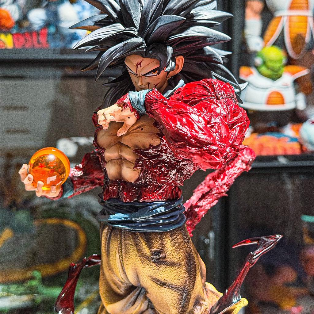 Dragon Ball Z Ssj4 Goku Anime Figure Replaceable Hands Super Saiyan 4 Goku Pvc Action Figures Collection Model Toys Gifts
