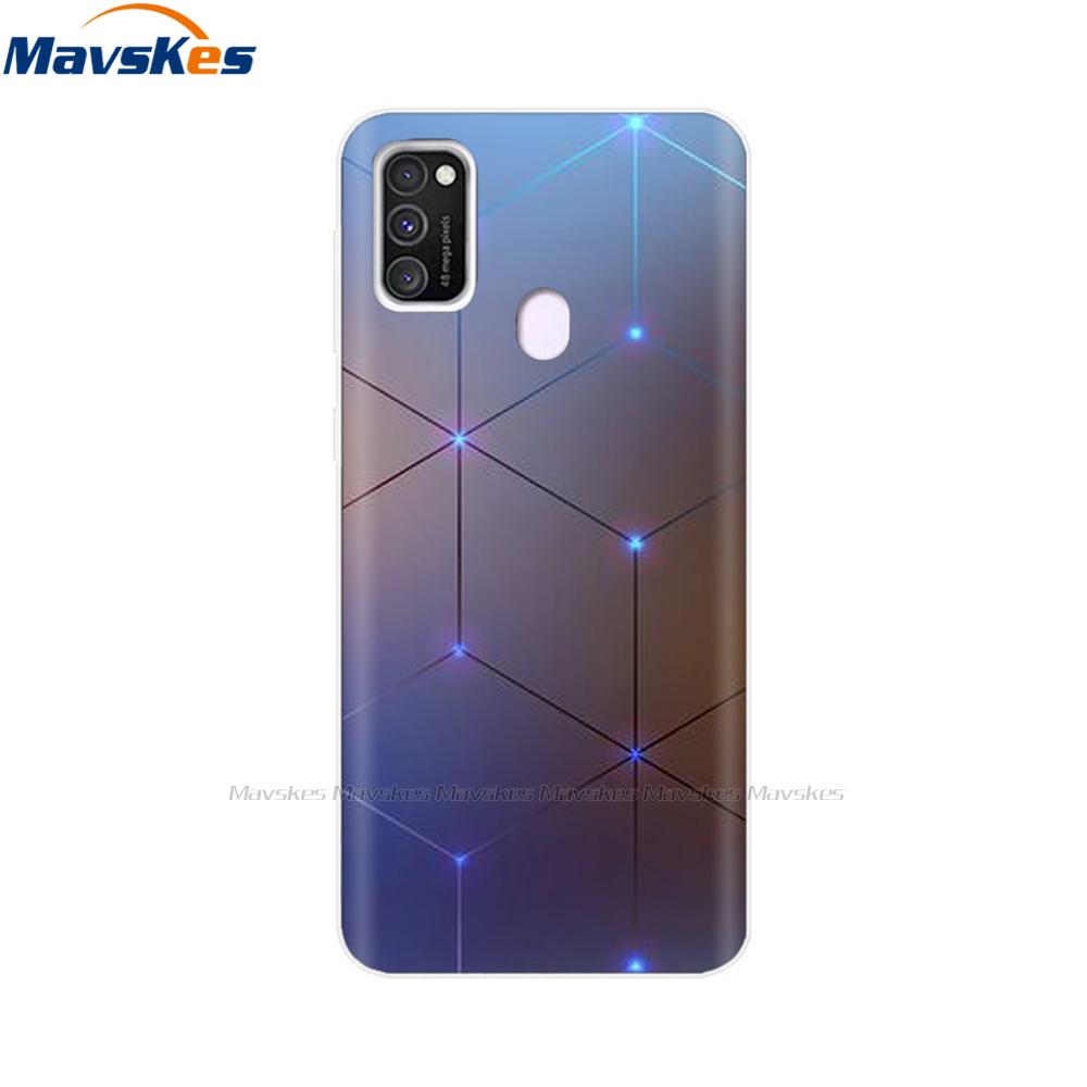 For Samsung Galaxy M21 Case Back Cover Soft Silicone TPU Phone Case For Samsung Galaxy M20 M21 M30 M30s M31 Case Cover Bumper