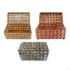Crystal Jewelry Box Bracelets Necklaces Trinket Organizer Exquisite Portable Container with