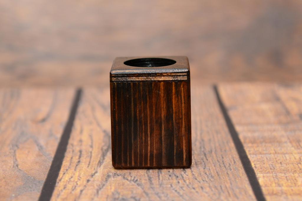 Irish Soft Coated Wheaten Terrier - wooden candle holder with a dog, a unique souvenir after losing a dog, a handicraft from the Art-Dog brand
