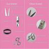 DIY Hair Kit - Haircut Scissors Thinning Shears - Professional Barber Sharp Haircut Scissors Hair Clipper Set with Leather Case for Haircut 7 Piece Se