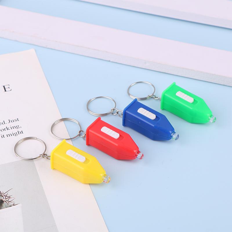 Pagoda Type Led Uv Flashlight Mini Blu-Ray Money Detection Lamp Portable Backlight Flash Torch Lamp Purple Color Flashlight