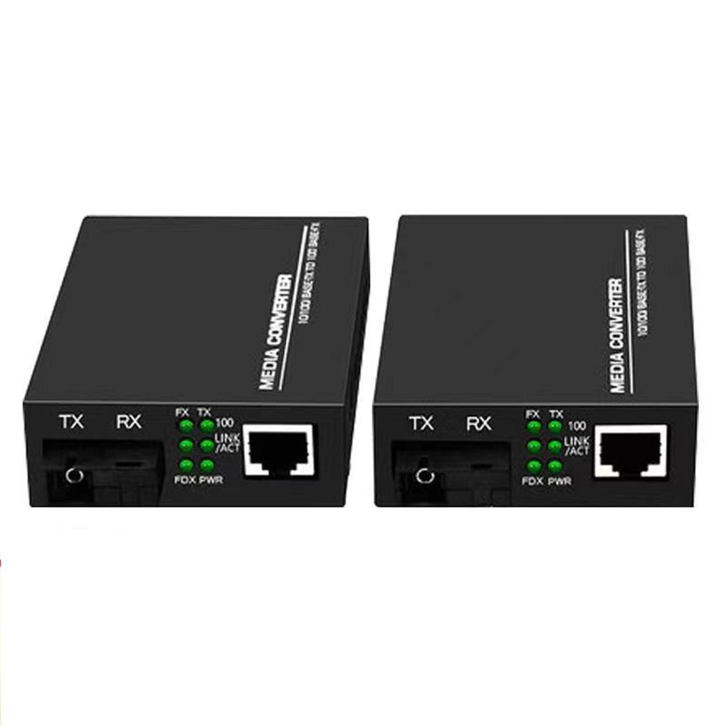 Portable Fast Speed Transmitter Receiver Extender Home Office Hotel Stable Optical Transceiver Networking Device