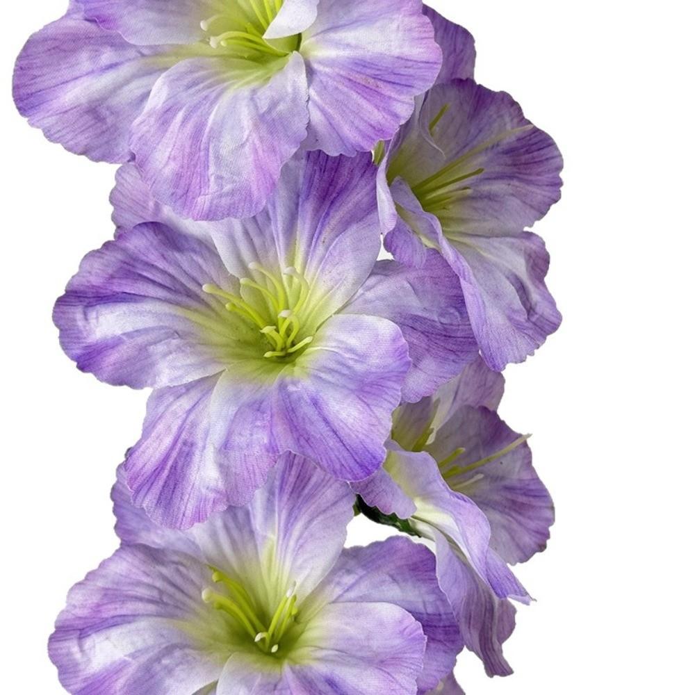 Silk Simulation Gladiola Flower 80cm Silk Fake Bloom New Artificial Flower  Party Decor