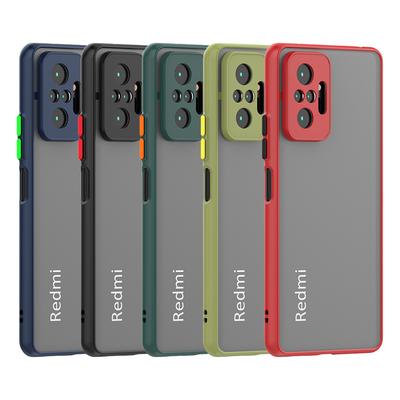 Skin Feel Matte Silicone Hard Phone Case For Xiaomi Redmi Note 10 9 8 Pro 9s 7 9a 9c Nfc 9AT 9s 10s Shockproof Bumper Back Cover