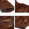 Jacket Fit Coat Streetwear Cool Men Fashion Leather Mens Winter Jackets Collar Autumn Outwear Slim