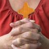 5Pcs Spiritual Decors Wood Holding Crosses Handmade Wood Crosses for Prayer Miniature Pocket Crosses Religious Decors