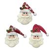 1-10PCS Christmas Hanging Plush Santa Doll FestiveOrnament with Soft Fabric for Home Wall Decor Indoor Holiday Party Scene Setup