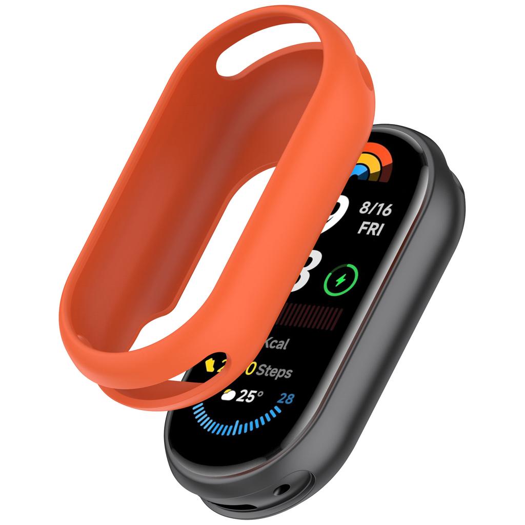Weiche Silikonhülle Für Xiaomi Mi Band 10/9/8 Hohl Schützend Stoßfest Stoßstange Schale Für Mi Band 8/9/10 Schutz Zubehör