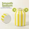 Double Handle Striped  Flower Pot INS Wall Mounted Planter Hydroponic Vase  Housewarming Gift
